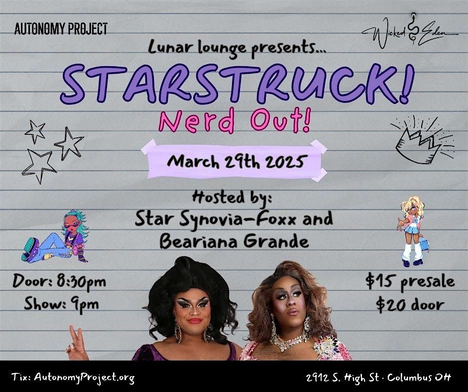 StarStruck!: Nerd Out Drag Show