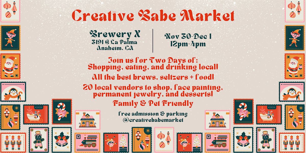 Creative Babe - Pop-Up Market @ Brewery X