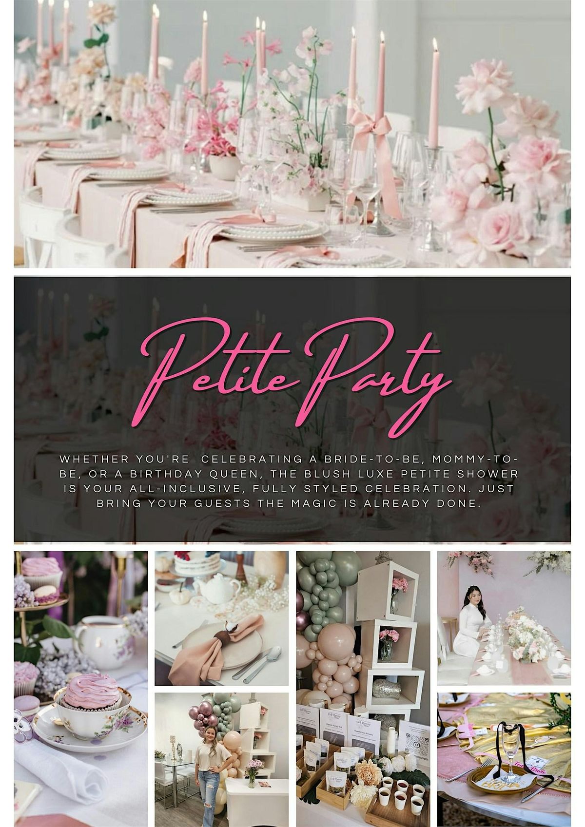 The Petite Party Experience at Blush