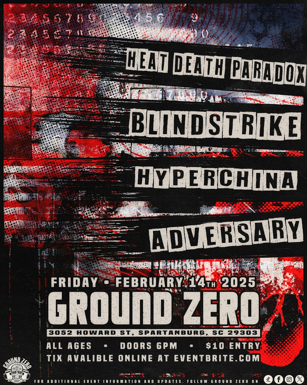 Heat Death Paradox, Blindstrike, Hyperchina, and Adversary!