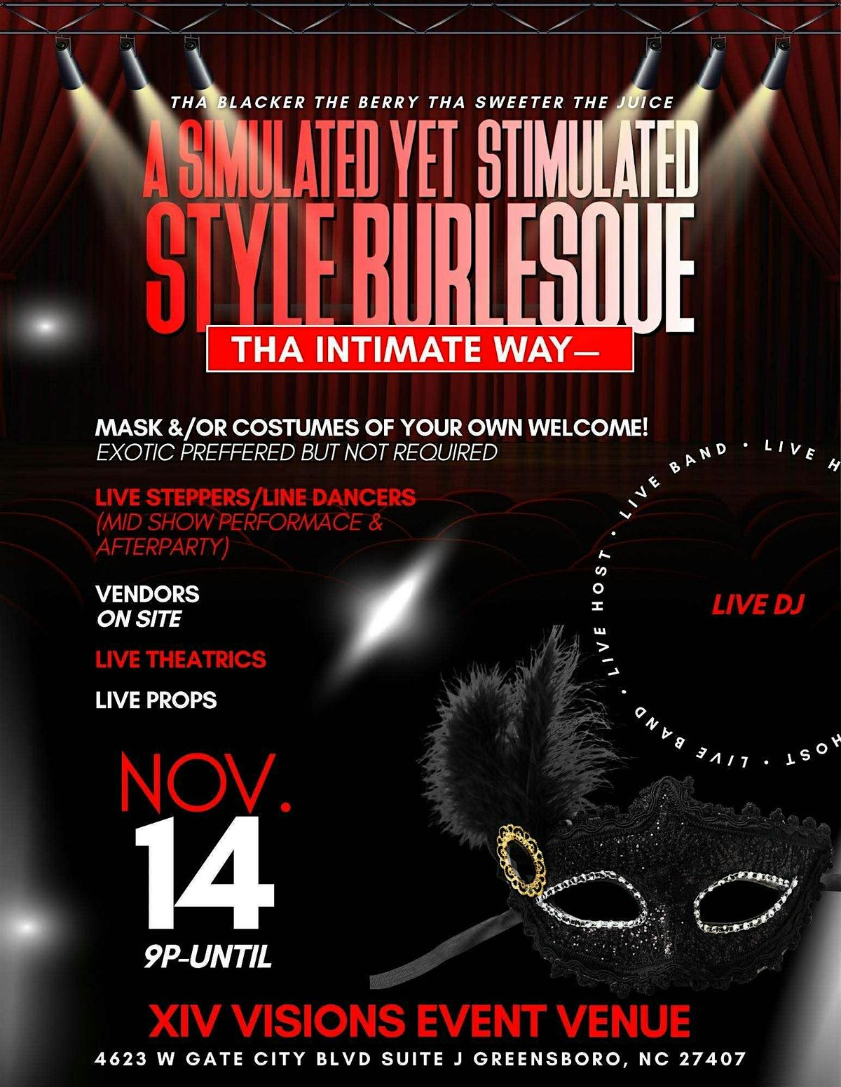 A Simulated yet Stimulated Vegas Style Burlesque