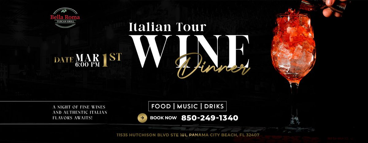 Italian Tour Wine Dinner