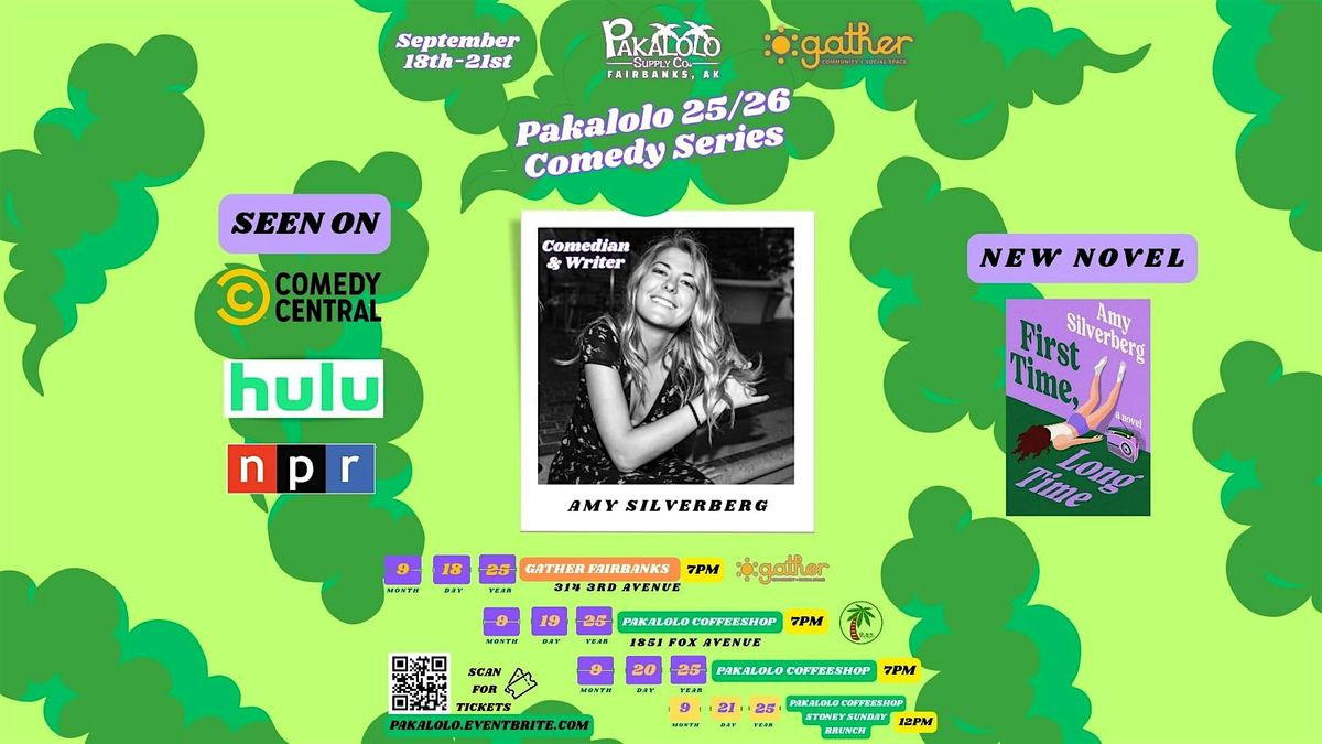 Live Comedy at the Pakalolo Coffeeshop featuring Amy Silverberg!
