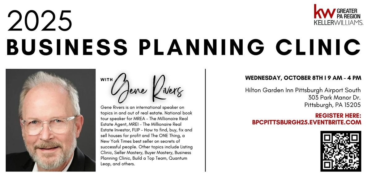 Business Planning Clinic with Gene Rivers - Pittsburgh