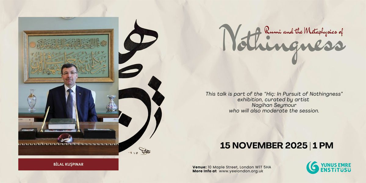 Rumi and the Metaphysics of Nothingness