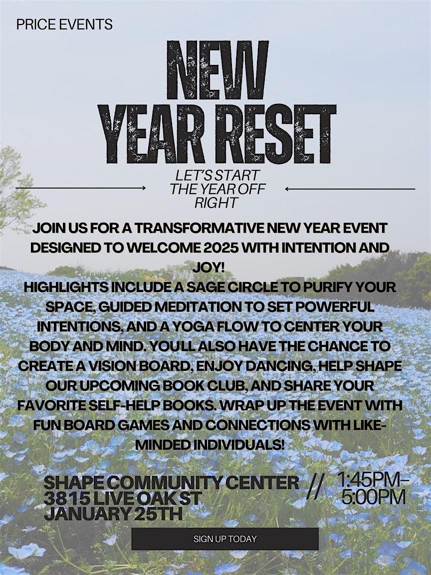 New Years Reset Gathering