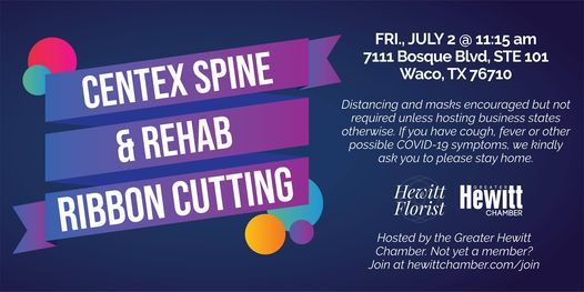 Ribbon Cutting - CenTex Spine & Rehab