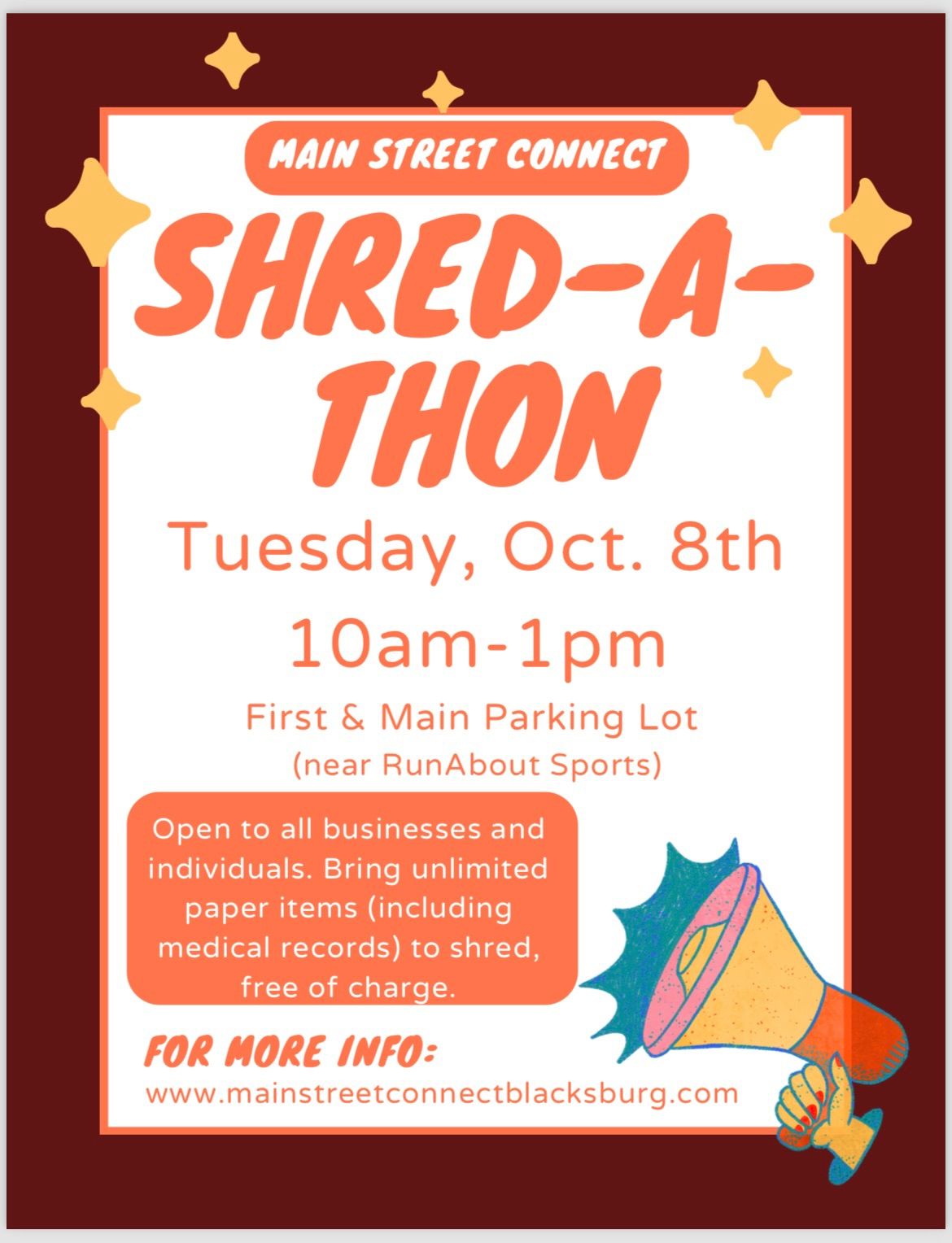 Shred-A-Thon for Personal & Business Paperwork