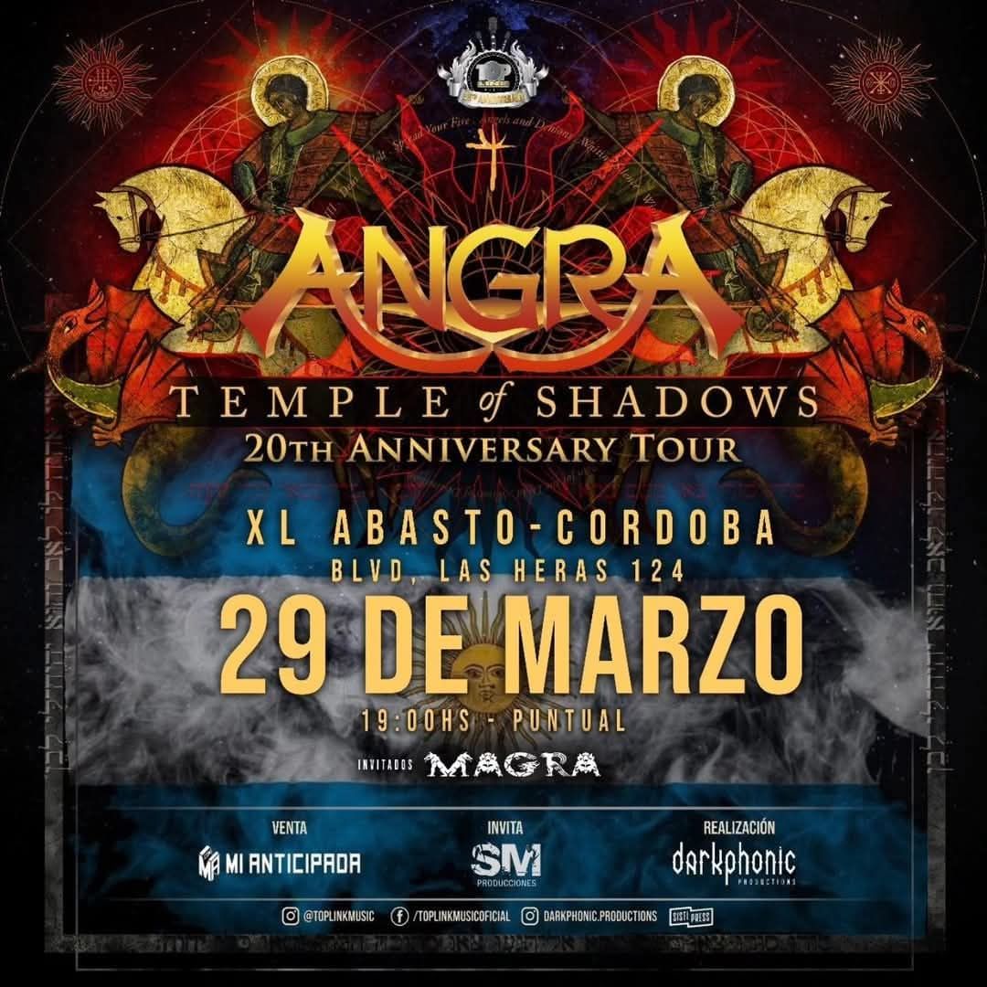 29\/3\/25 ANGRA vuelve a C\u00f3rdoba\u203c\ufe0f