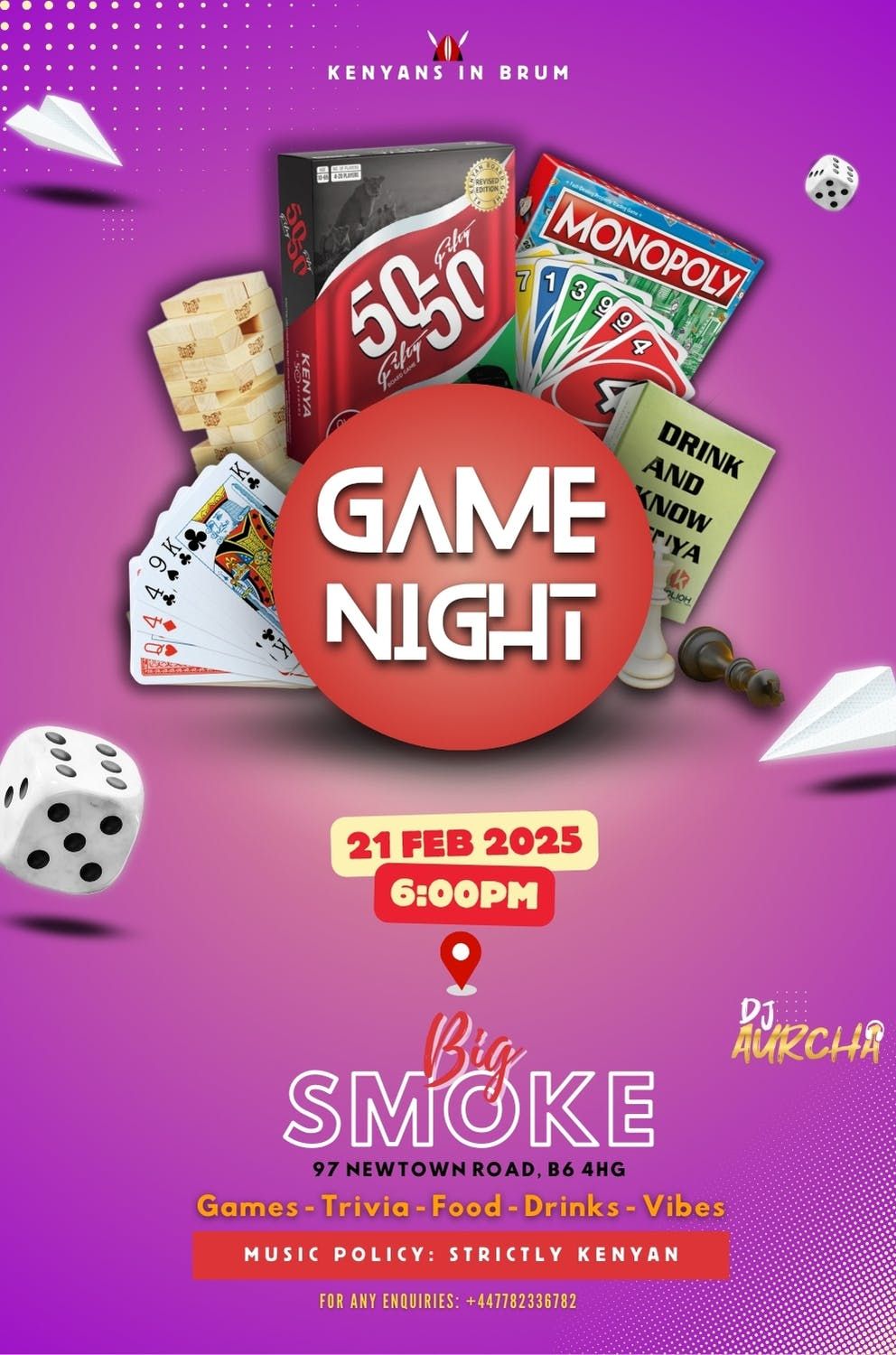 Kenyan Game Night Experience ????