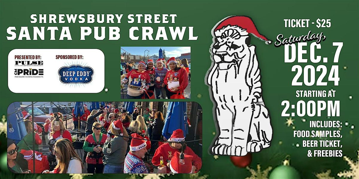 Shrewsbury St. Santa Pub Crawl  2024