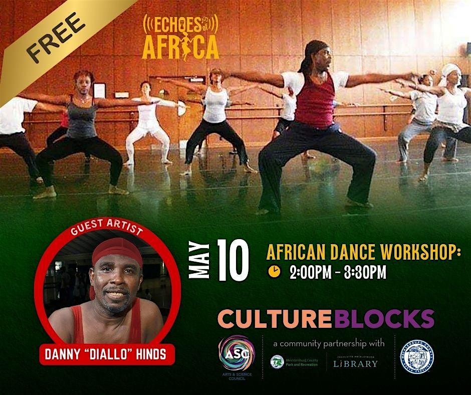 Echos of Africa: West African Dance Class with CADDC!