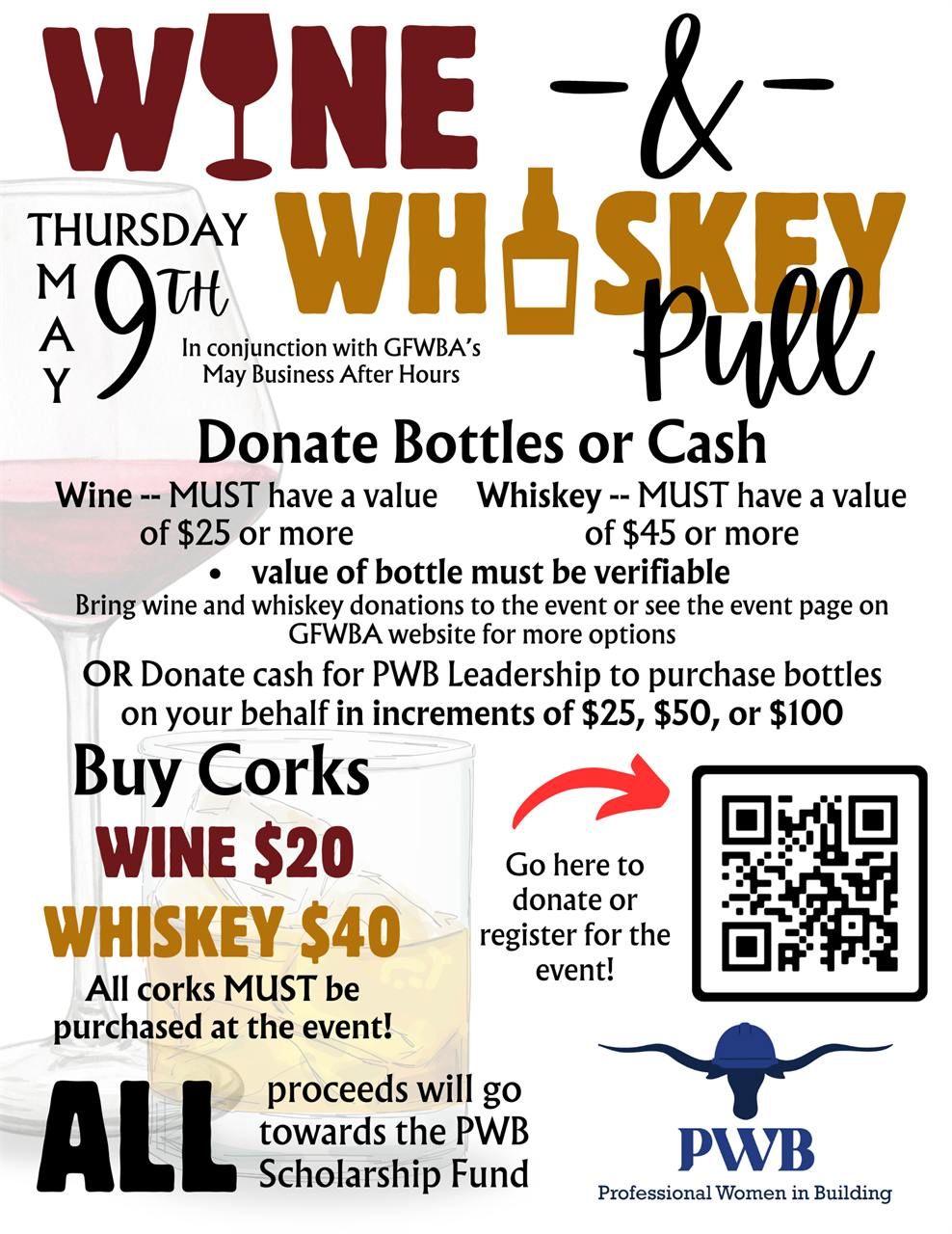 May Business After Hours & PWB Wine\/Whiskey Pull 