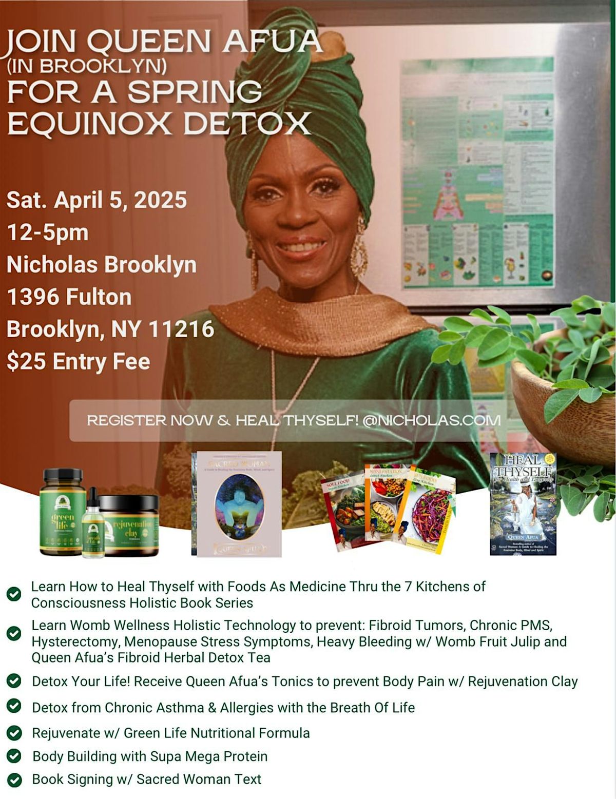 Spring Equinox Detox with Queen Afua