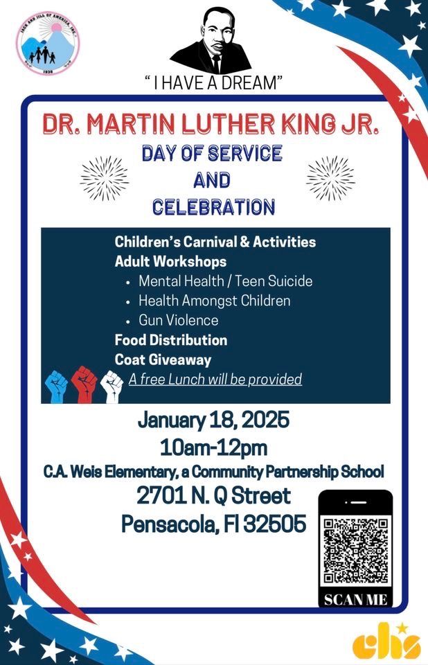 MLK Day of Service and Celebration - Jack and Jill of America, Inc., Pensacola Chapter