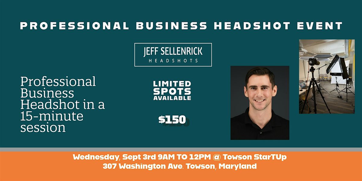 Professional Business Headshot Event with Jeff Sellenrick Headshots