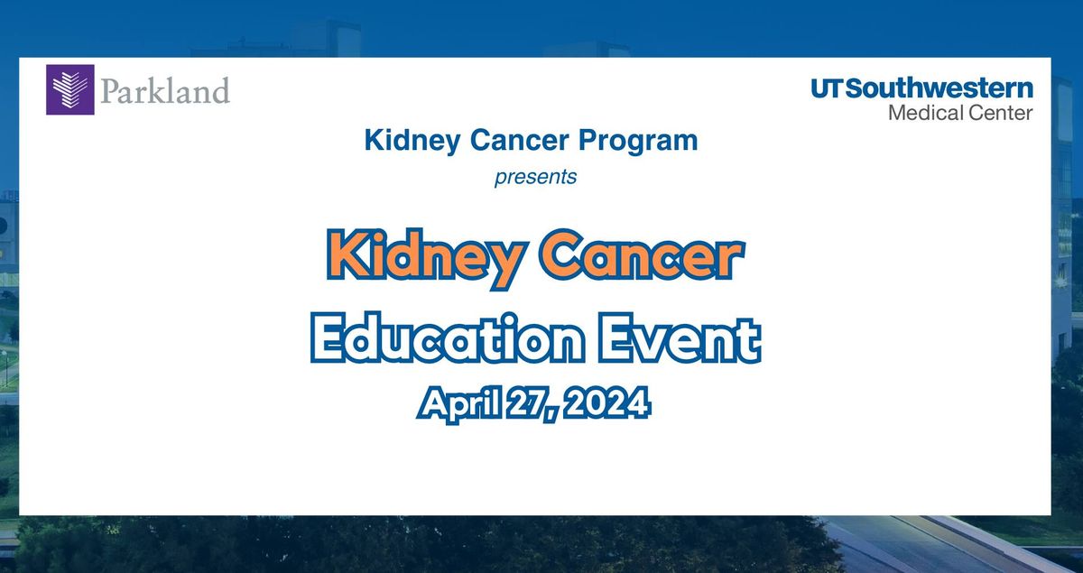 Kidney Cancer Program Educational Event