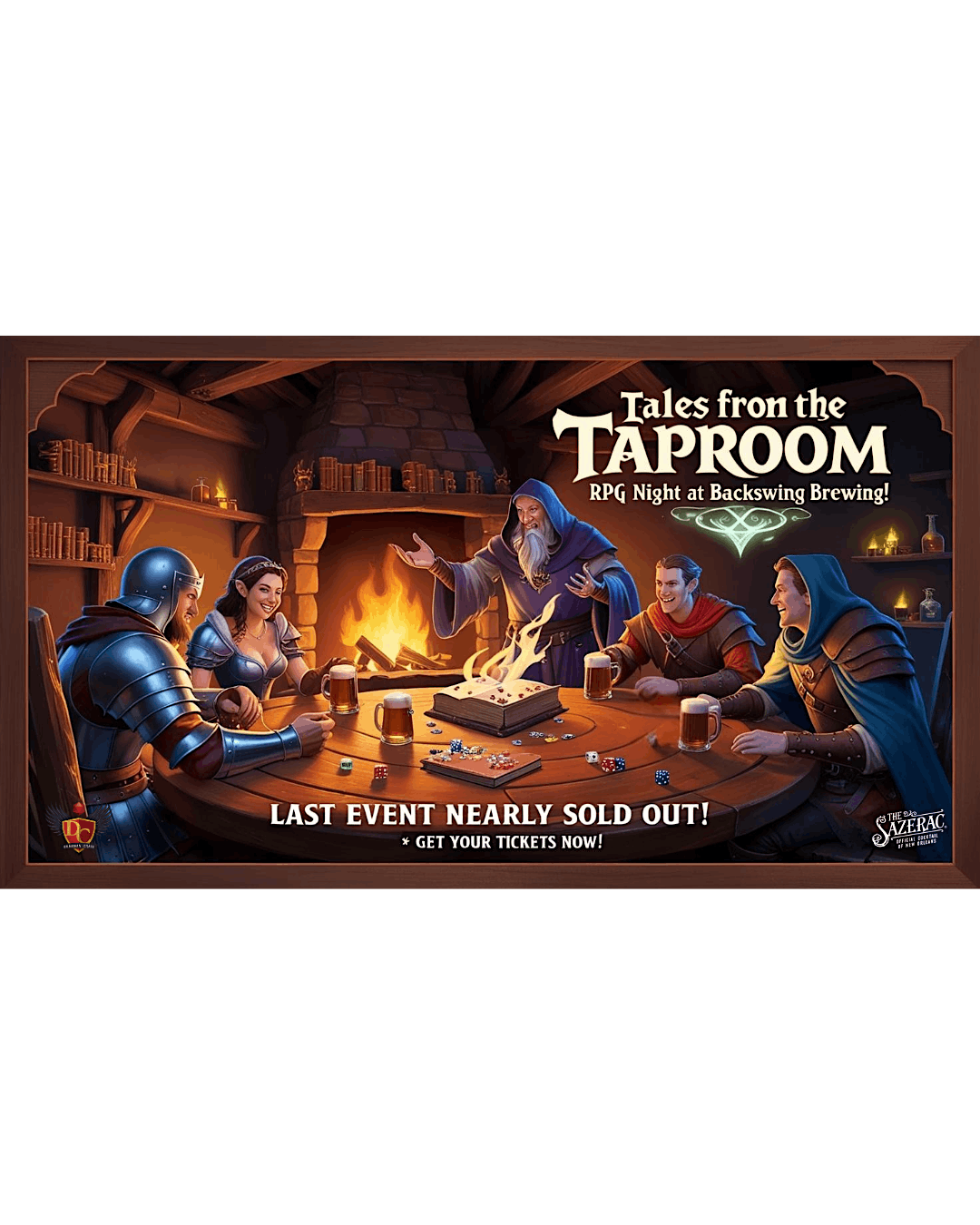 Tales from the Taproom \u2013 RPG Night at Backswing Brewing