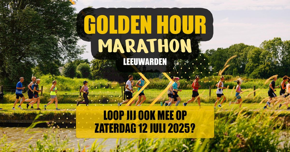 Golden Hour Marathon Leeuwarden (hardlopen en wandelen)