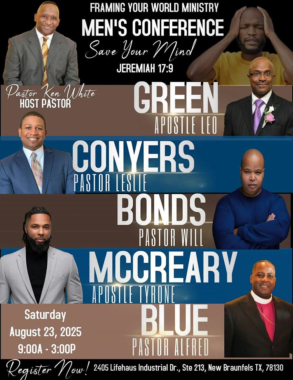 Framing your World Ministry - Mens Conference 2025