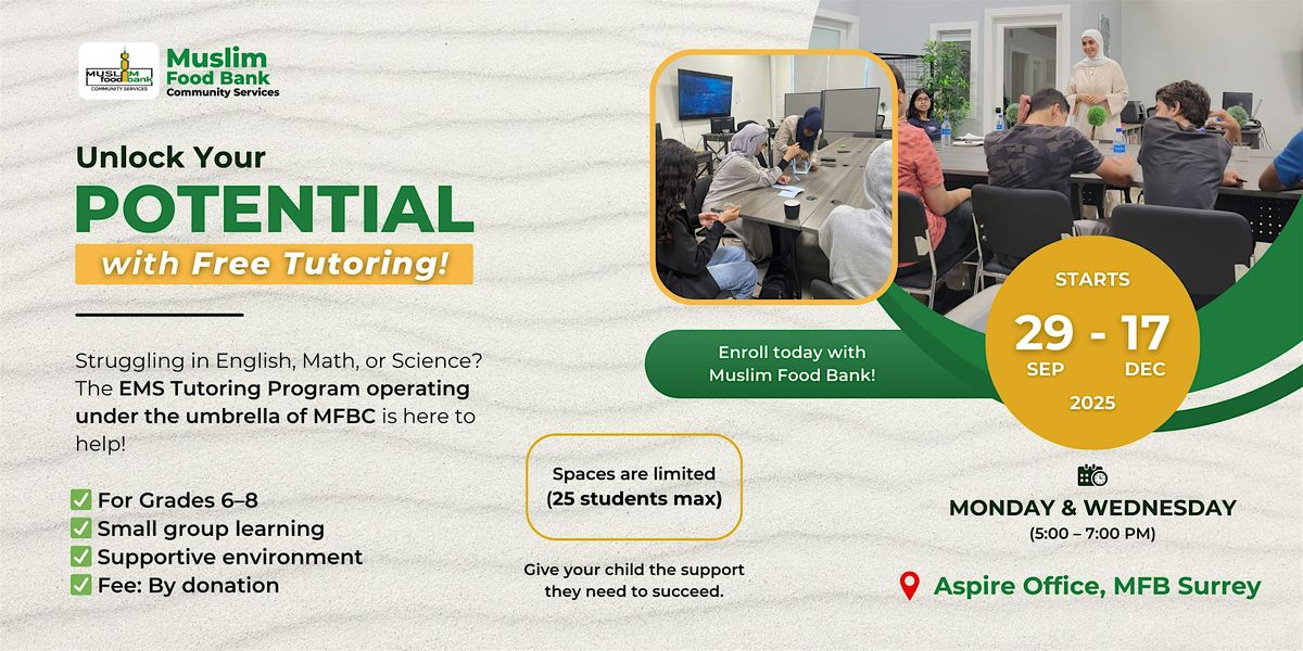 Free After-School Tutoring Program| EMS Tutoring by MFBC