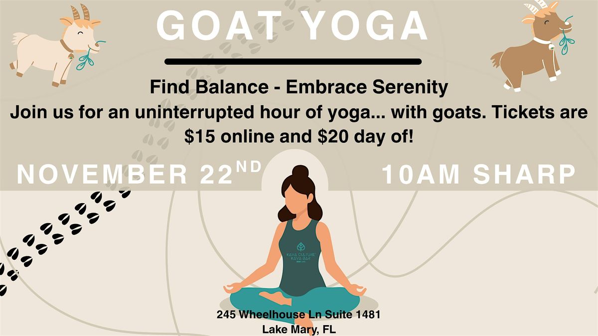 Goat Yoga