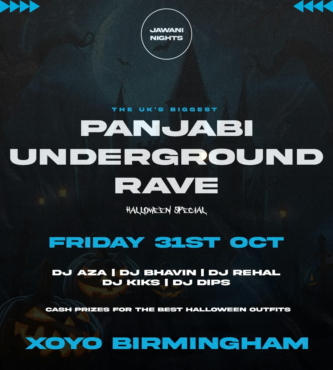 Jawani Nights Birmingham - Halloween Special [FINAL 80 TICKETS]