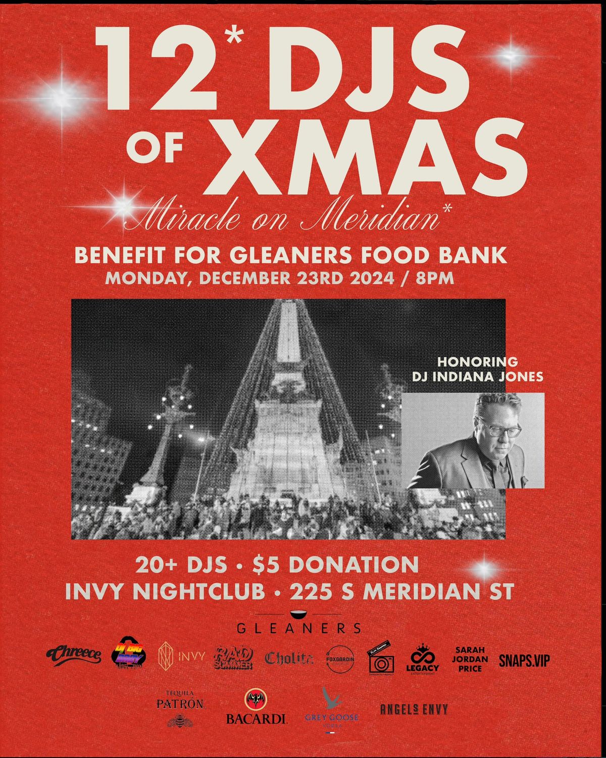 DJ Indiana Jones' 12+ DJs of XMAS \u201cMiracle on Meridian Edition\u201d