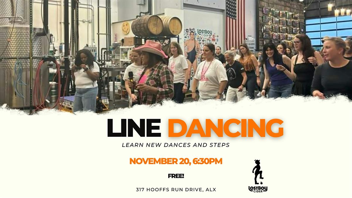 Line Dancing at Lost Boy Cider