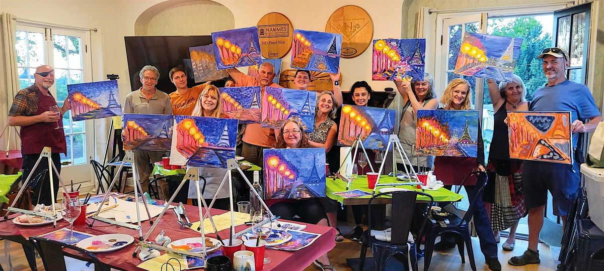 Art Night Paint Party at Naumes Suncrest Winery.