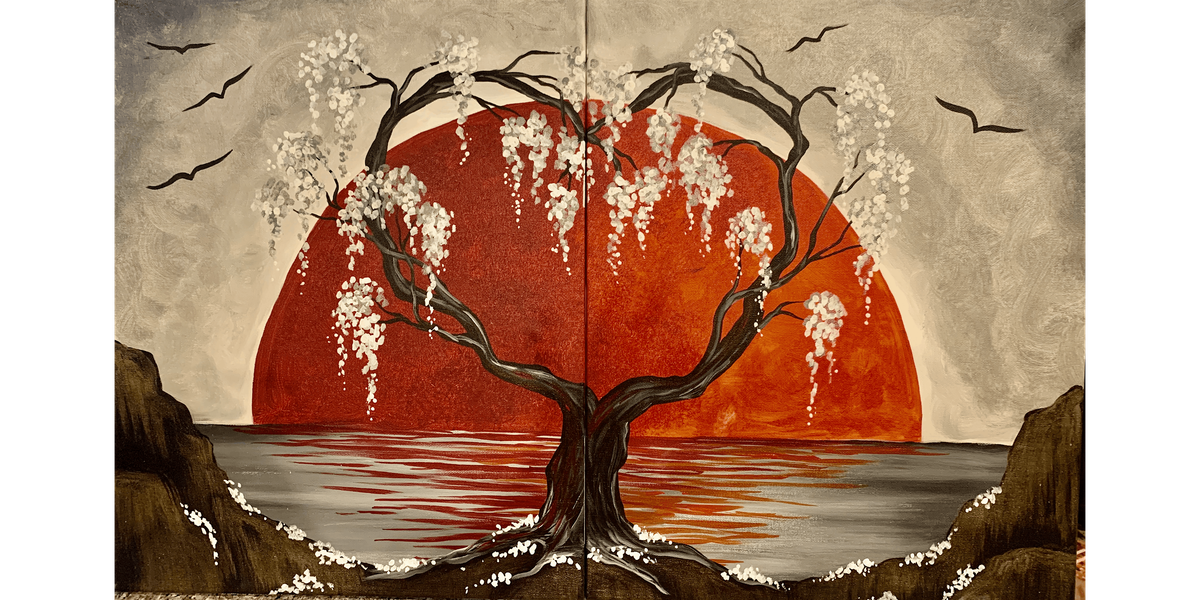 Ruby Red Romance Date Night - Paint and Sip in Sacramento | Classpop!\u2122