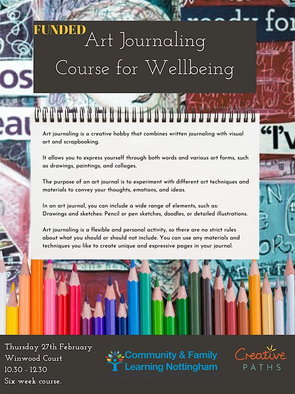 Art Journaling for Wellbeing