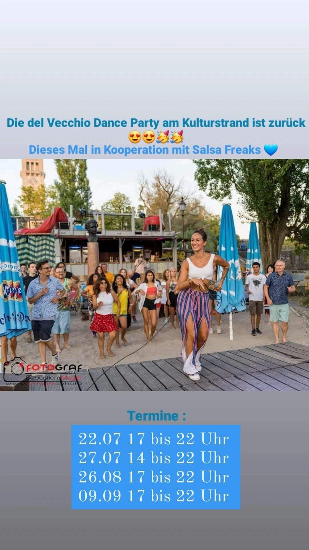 Salsa Aperitivo am Kulturstrand ????