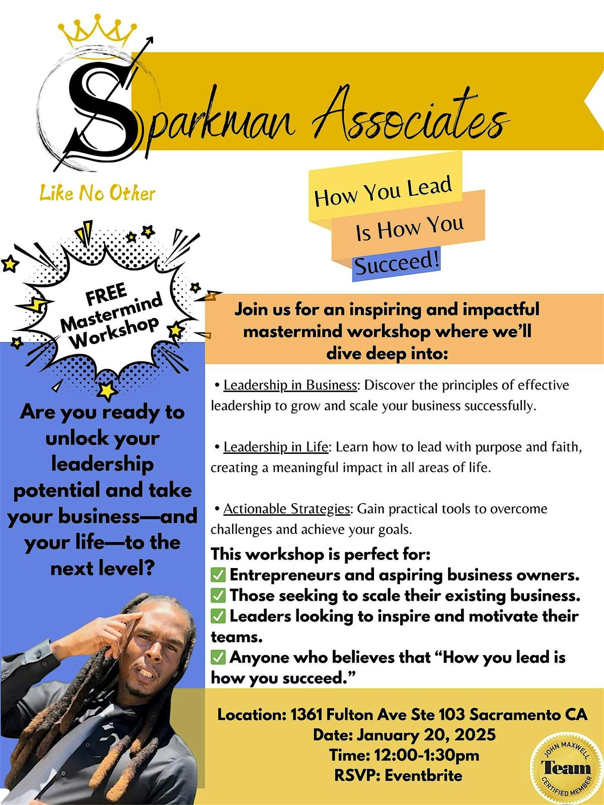 Mastermind Workshop: How You Lead Is How You Succeed!