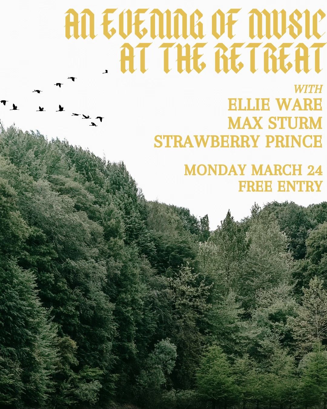 Ellie Ware, Max Sturm and Strawberry Prince at the Retreat Hotel Brunswick (Front Bar)