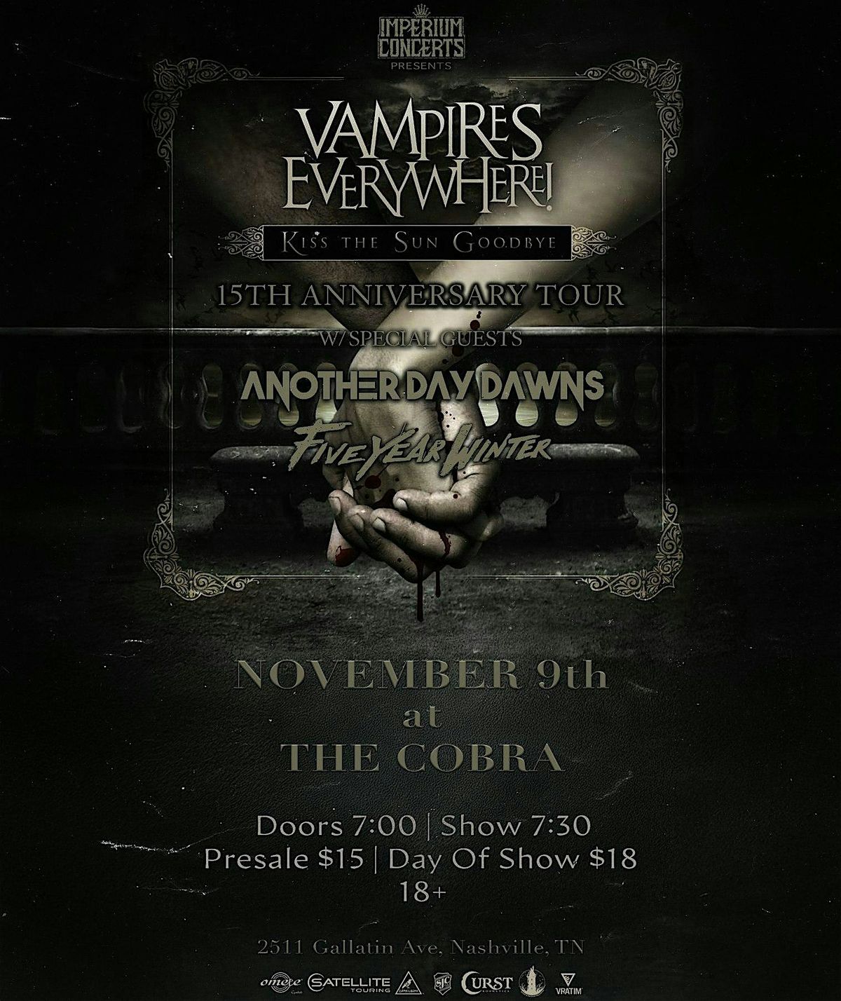 Venue: Vampires Everywhere! | Another Day Dawns | Five Year Winter