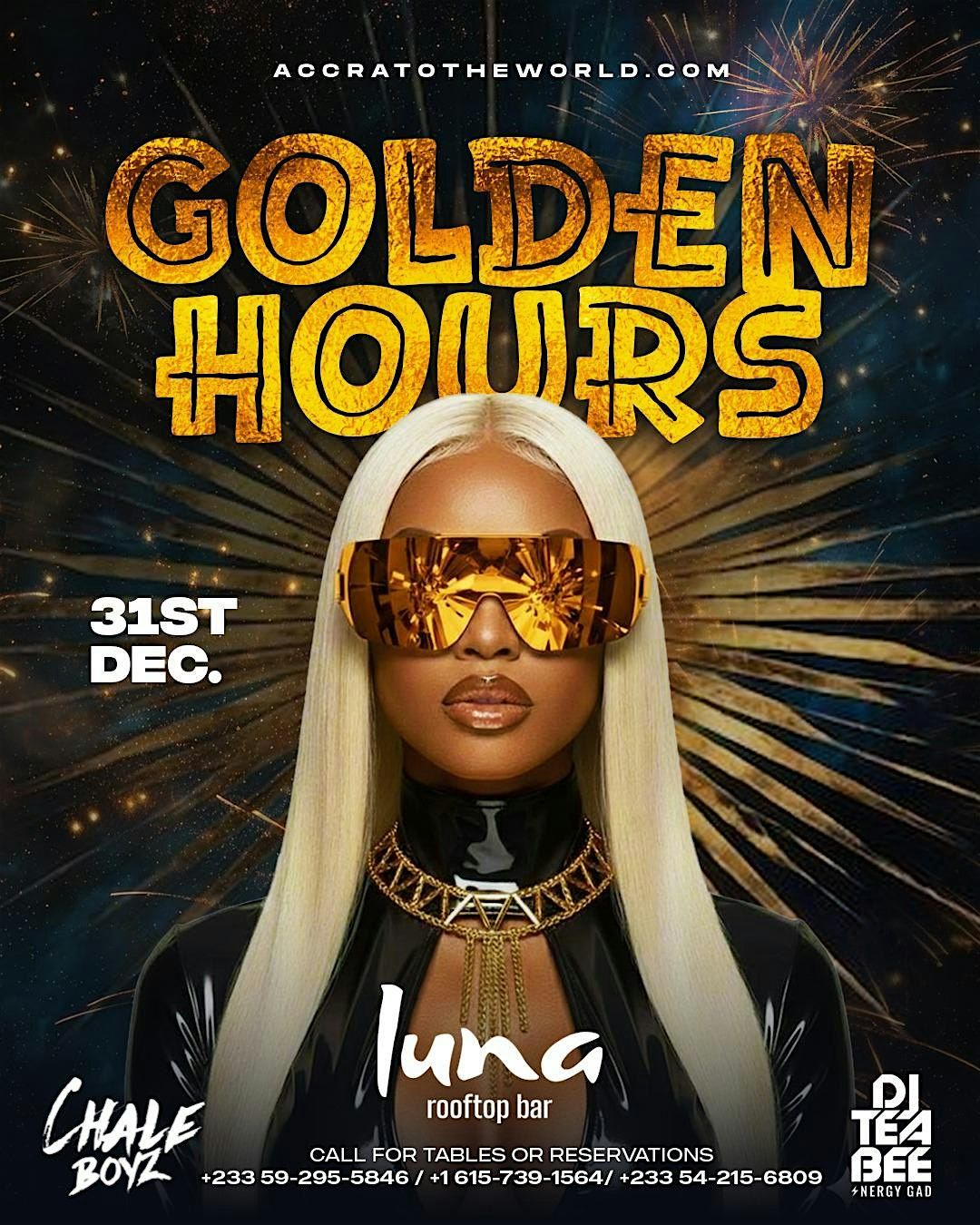 Golden Hours: NYE Experience in Ghana!