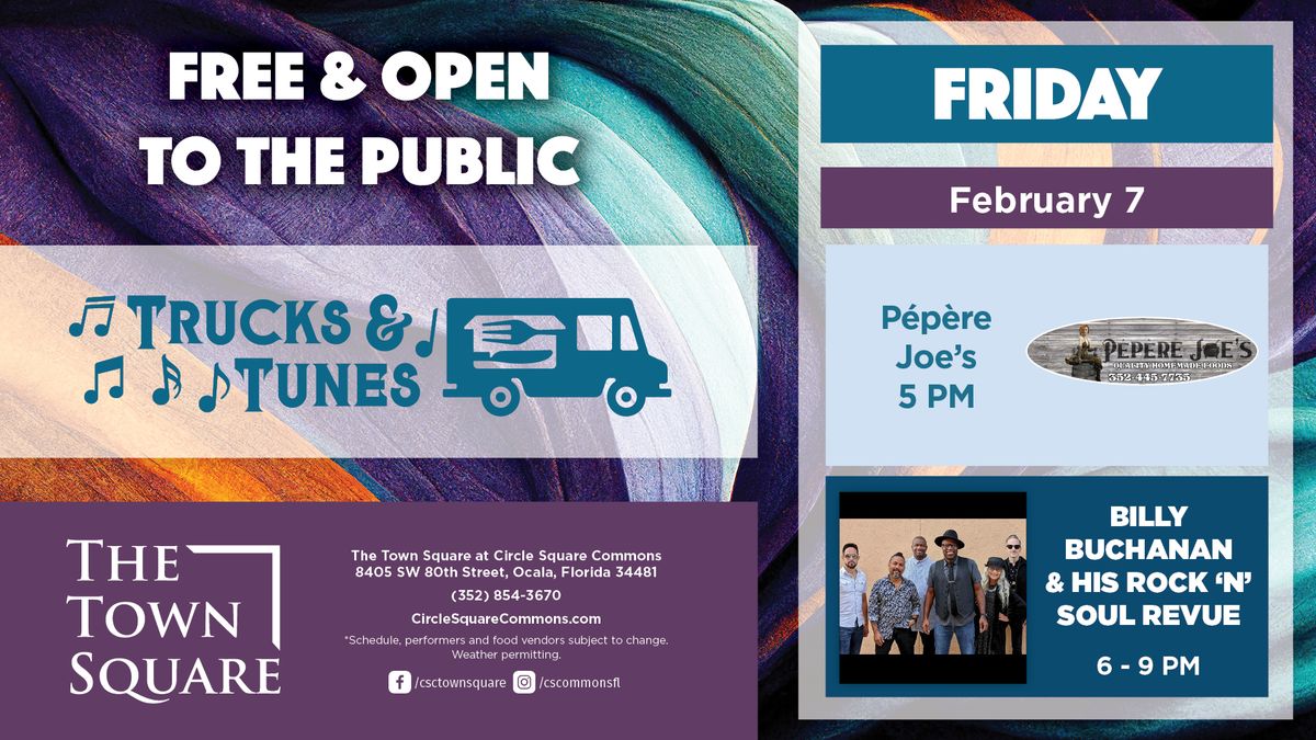 Trucks & Tunes with Pepere Joe's & Billy Buchanan and his Rock 'n' Soul Revue