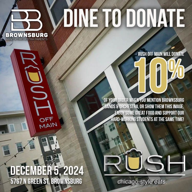 Dine to Donate at Rush Off Main