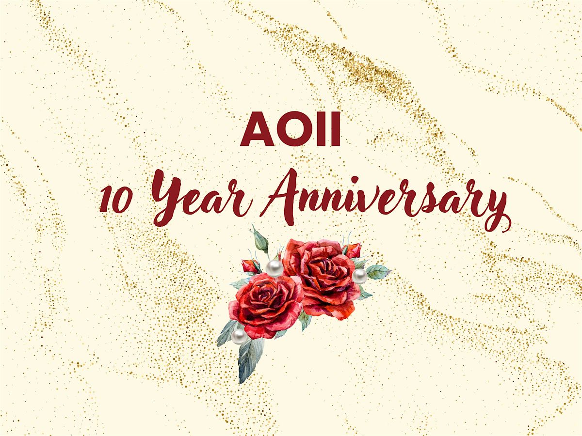 AOII Gamma Phi's 10 Year Anniversary