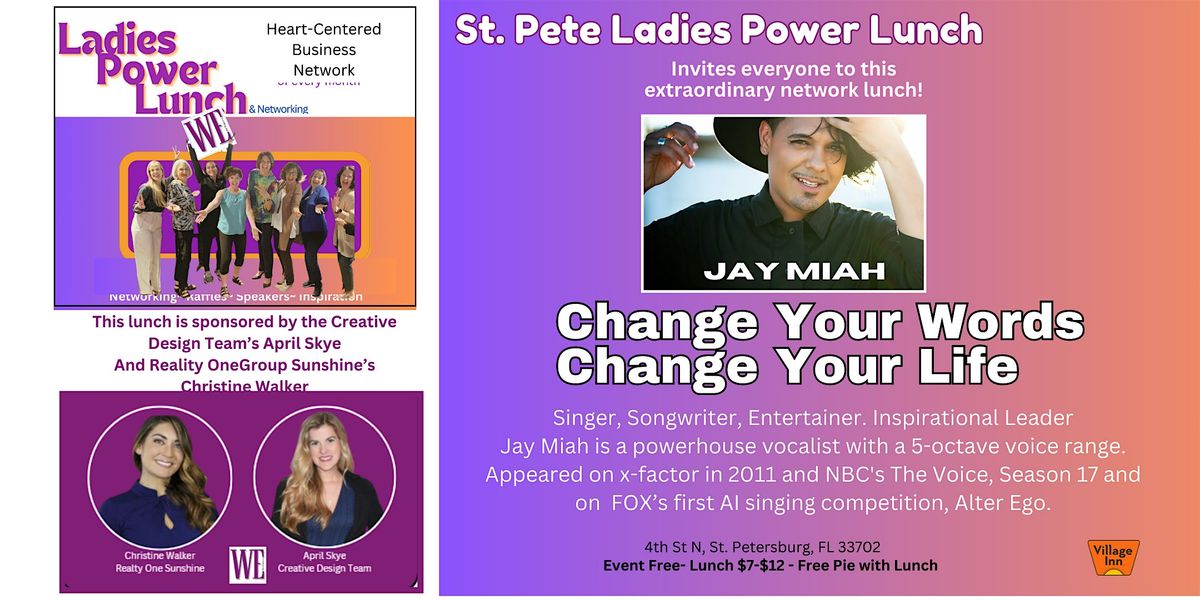 St. Pete Ladies Power Lunch 11-13 -24