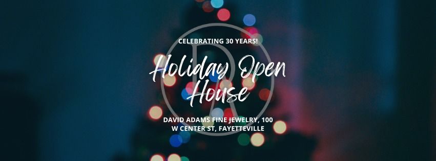 Holiday Open House; Celebrate 30 years with us!