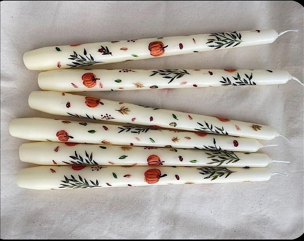 Candles and Cocktails : A candle painting art workshop