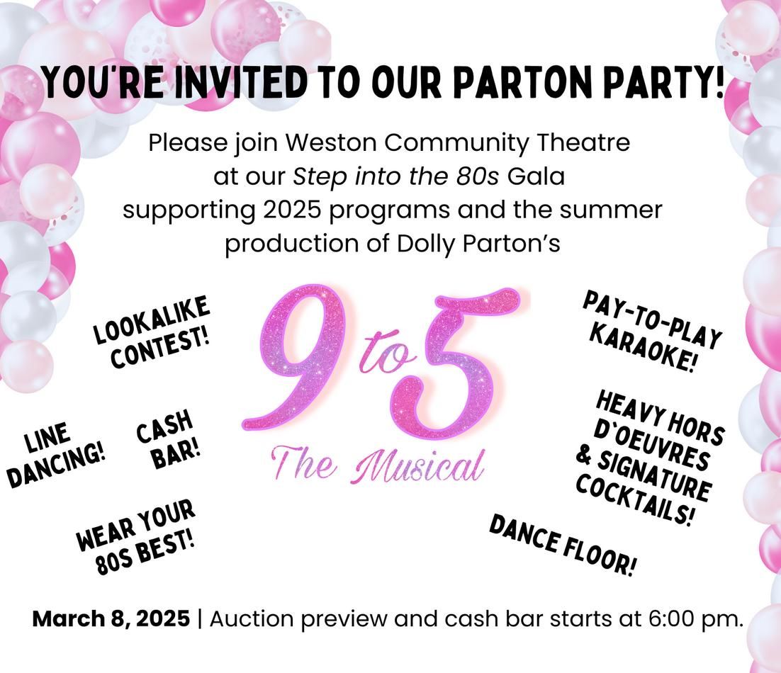 Step into the 80's: Parton Party! WCT Annual Gala