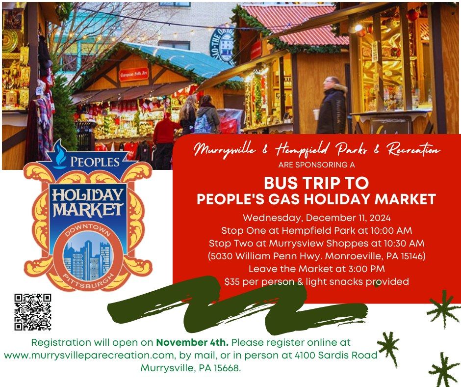 Bus Trip to People's Gas Holiday Market