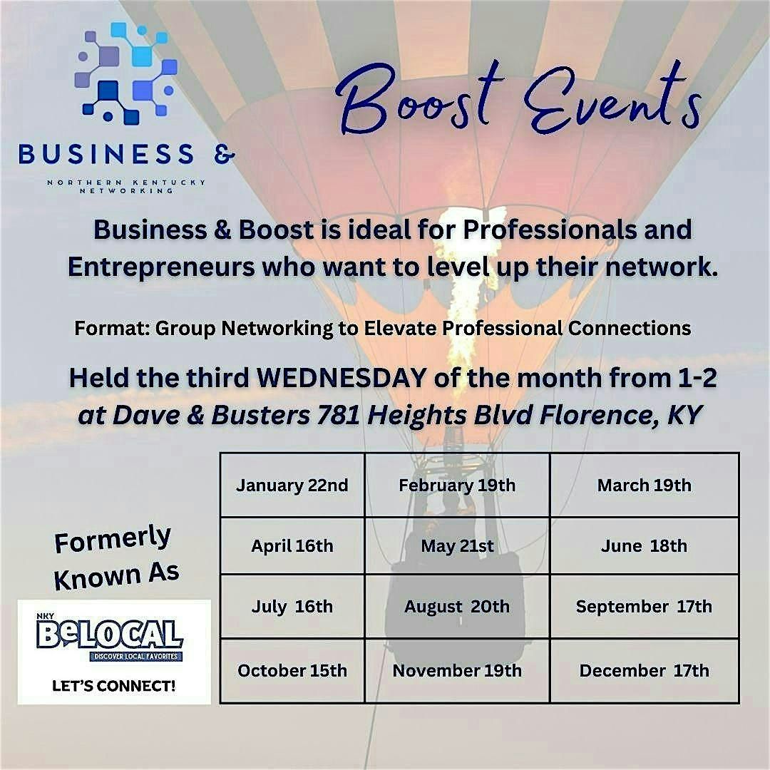 Business & Boost - Free Networking