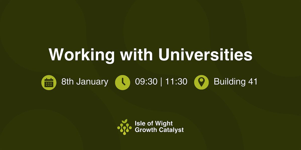 Workshop - Working with Universities
