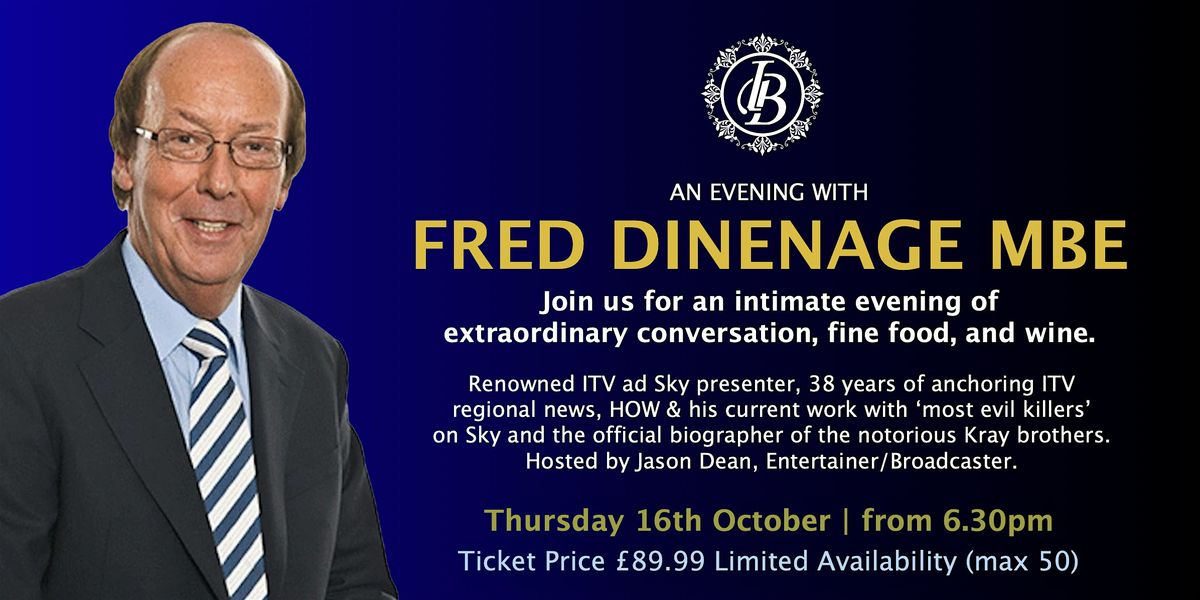 An evening with Fred Dinenage at Isabel's Brasserie