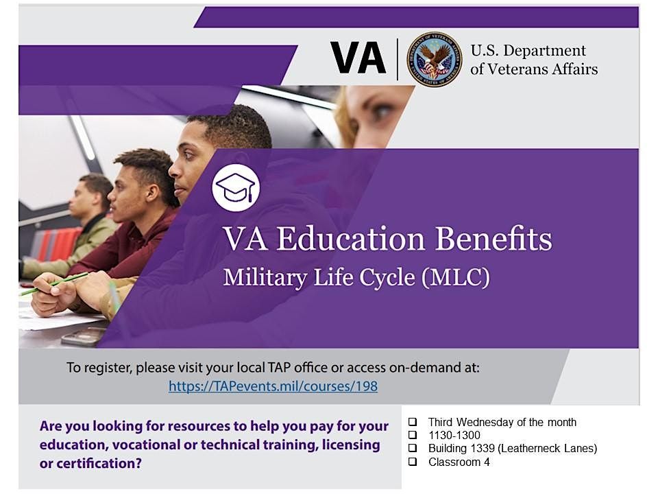 VA Military Life Cycle - Education Benefits