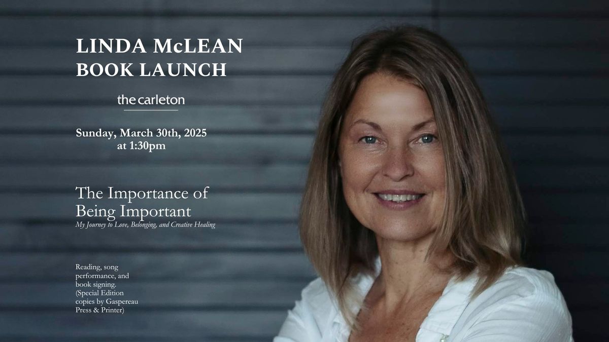 Linda McLean Book Launch at The Carleton